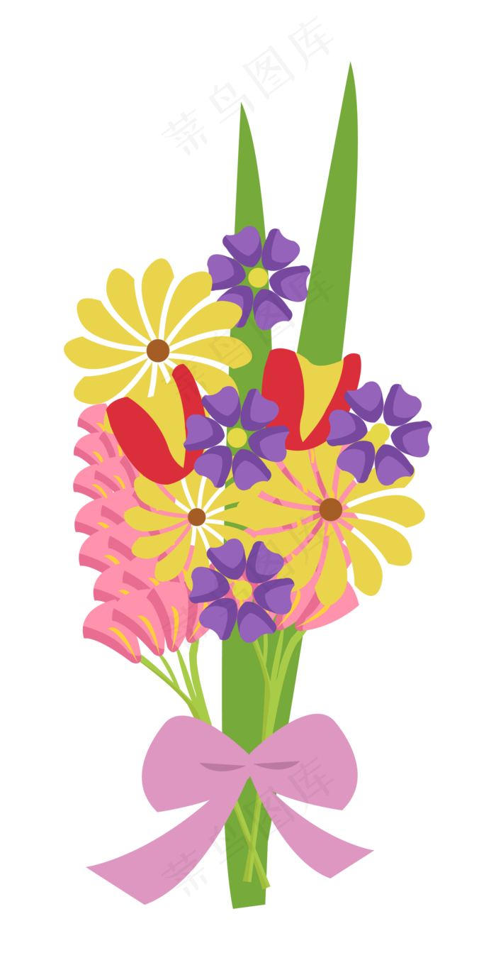 节日装饰花束(2048X2048(DPI:132))ai矢量模版下载