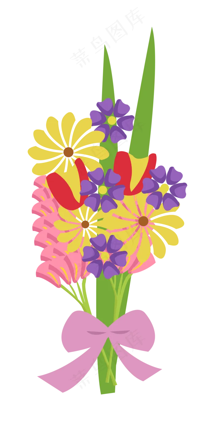 节日装饰花束(2048X2048(DPI:132))ai矢量模版下载