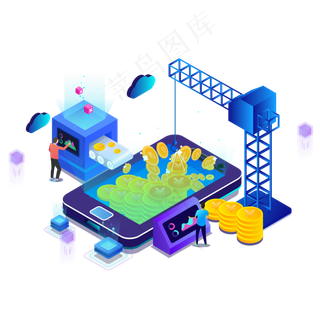 金融商务装饰,免抠元素