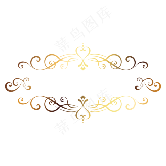 金色花纹样式(2000X2000(DPI:300))ai矢量模版下载