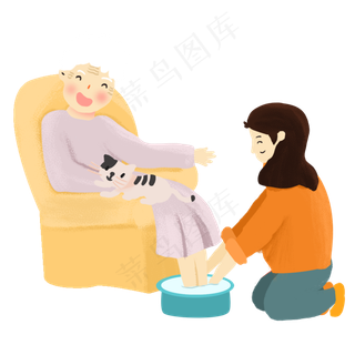 母亲节给妈妈洗脚