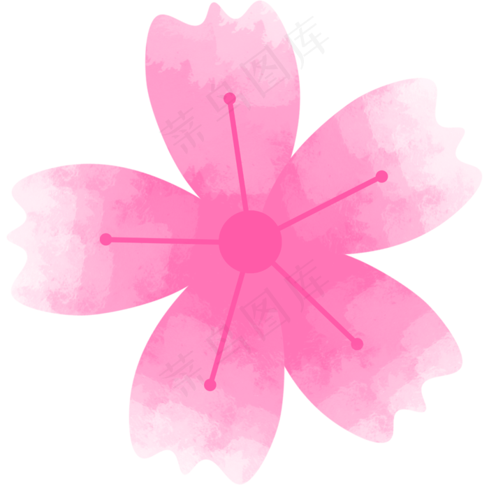 植物装饰花朵樱花,免抠元素(2500X2500(DPI:300))psd模版下载