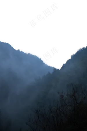 连绵起伏重峦叠嶂的山峰