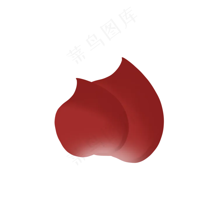 情人节红色玫瑰花瓣(2048X2048(DPI:132))psd模版下载