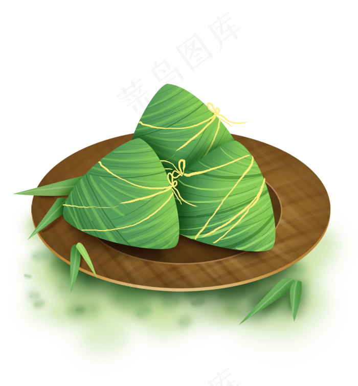 端午节清新的竹叶粽子