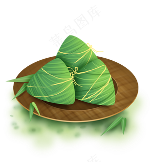 端午节清新的竹叶粽子