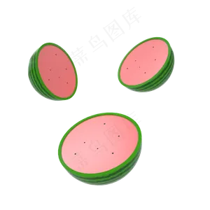夏天清凉解渴大西瓜
