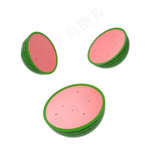 夏天清凉解渴大西瓜