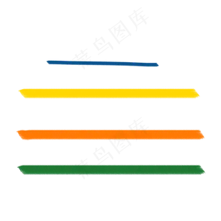 矢量手绘彩色笔刷