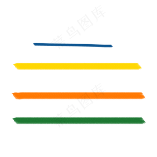 矢量手绘彩色笔刷