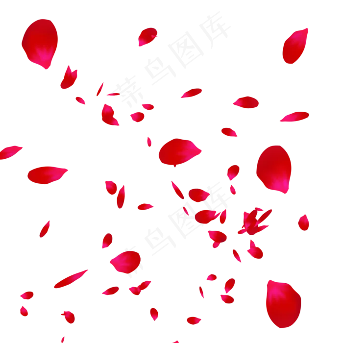 漂浮粉色浪漫花瓣(2000X2000(DPI:150))psd模版下载