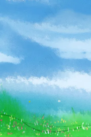 清明节手绘psd分层banner