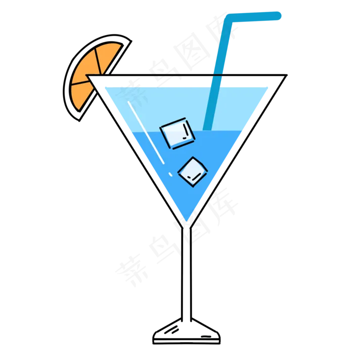 卡通手绘果汁免抠png装饰图案(2000X2000(DPI:300))psd模版下载