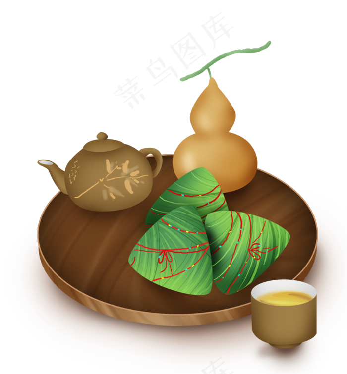 中国风端午习俗美食