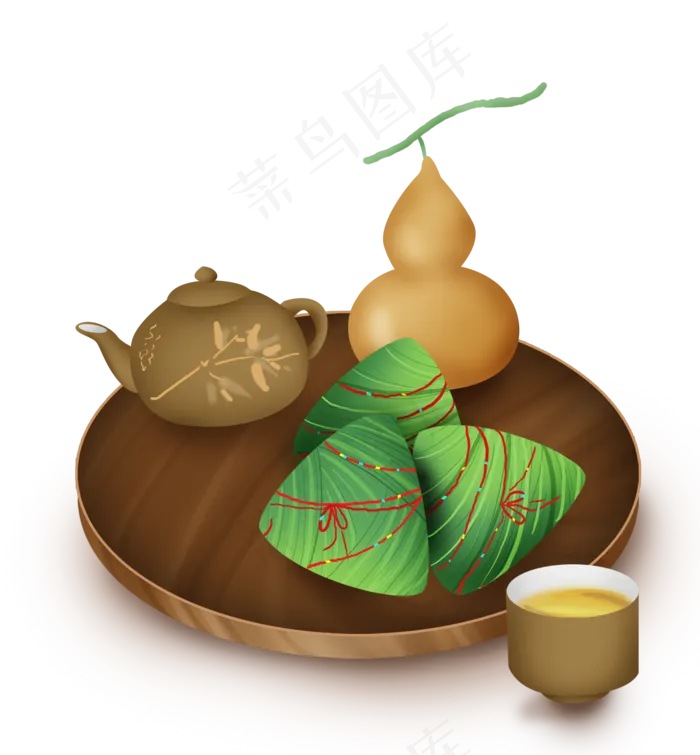 中国风端午习俗美食(2000X2158(DPI:299))psd模版下载