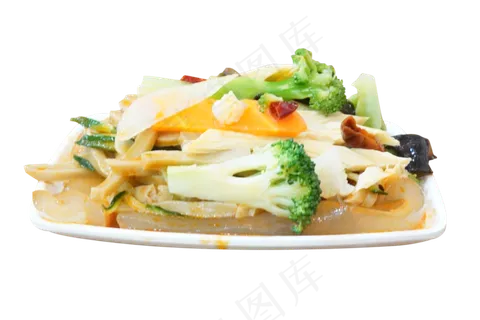 炒菜西蓝花蔬菜