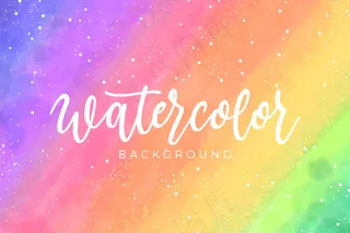 美丽的水彩背景