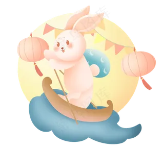 中秋节小兔子