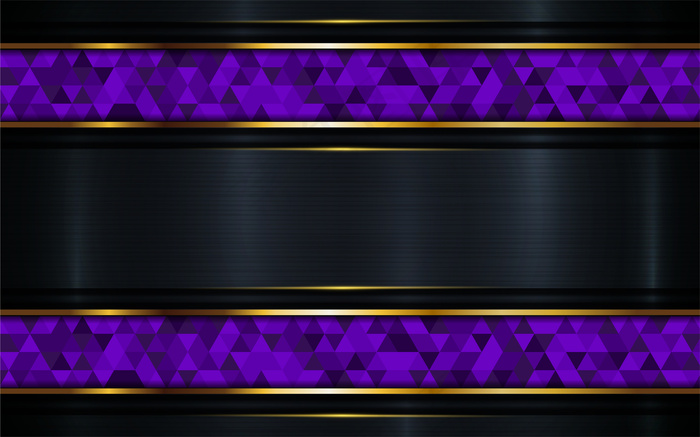 奢华的深色背景和紫色马赛克。