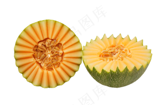切开水果哈密瓜