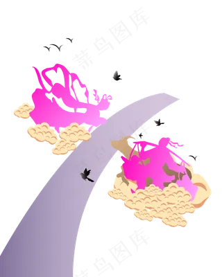 七夕鹊桥牛郎织女