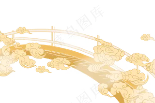 七夕祥云桥鹊桥