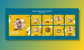 在家做饭社交媒体帖子