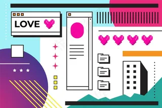 蒸汽背景线性复古风格