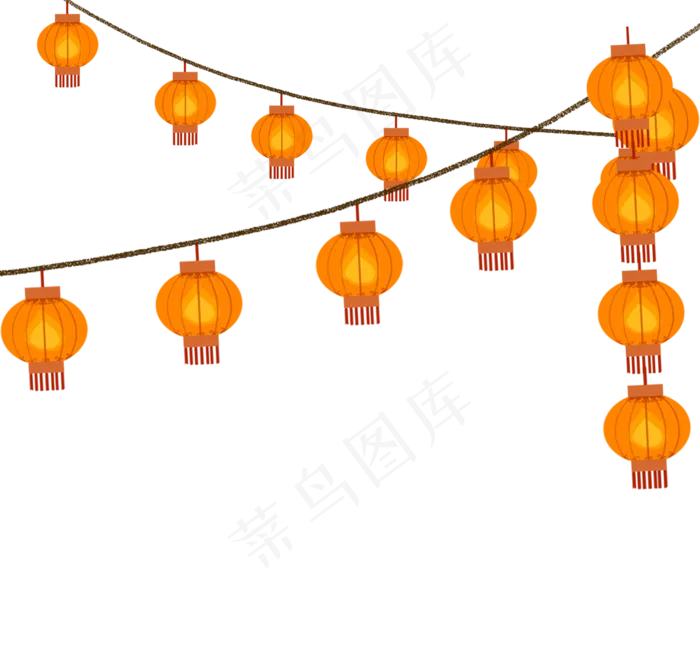红色灯笼喜庆庆祝(2105X1998(DPI:300))psd模版下载