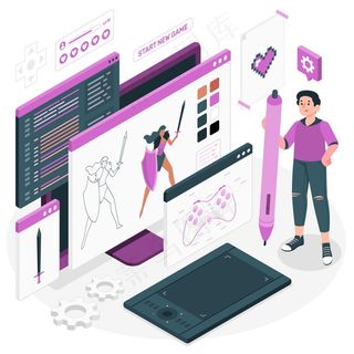 视频游戏开发商 概念图