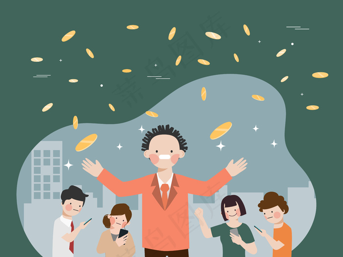 应用程序app分析人员股票交易所交易股票市场投资交易概念eps,ai矢量模版下载
