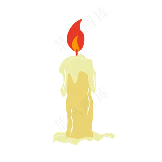 教师节元素蜡烛矢量素材设计