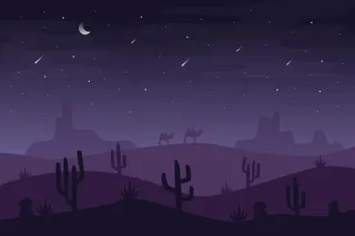 用于视频会议的沙漠景观壁纸