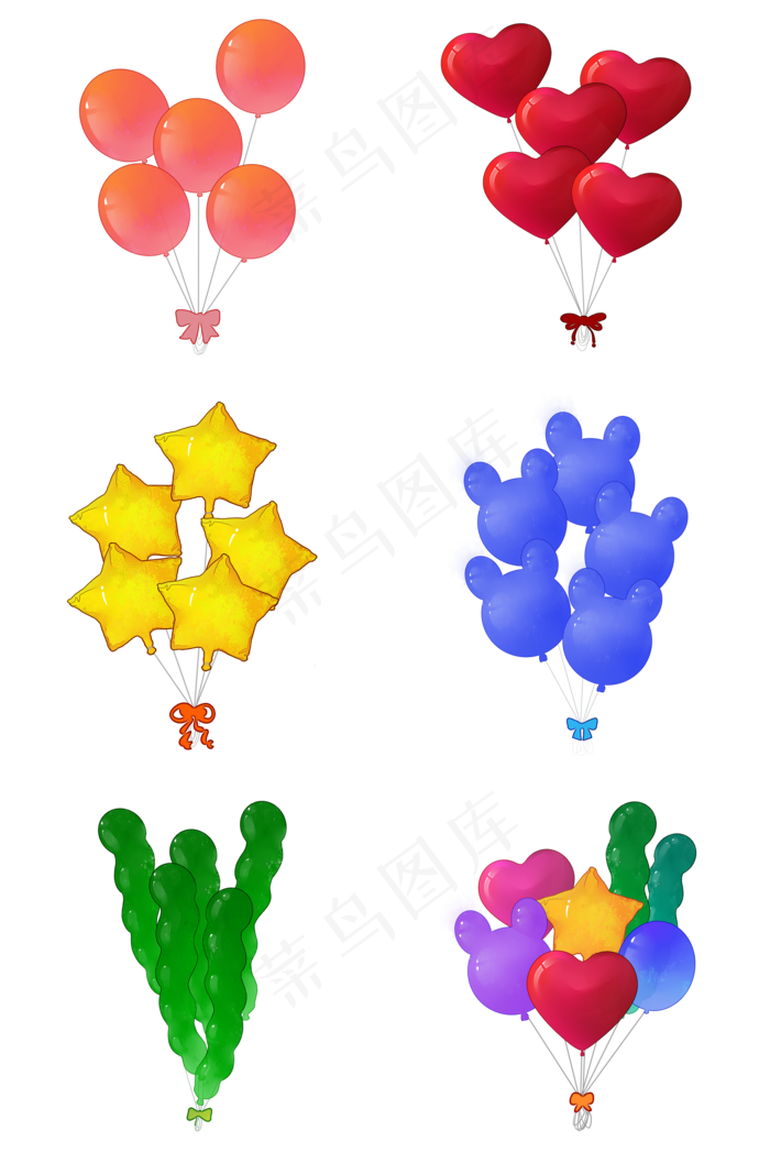 气球节日气球(2000X3020(DPI:300))psd模版下载