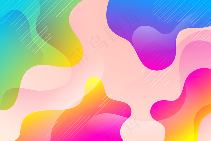彩色抽象背景eps,ai矢量模版下载