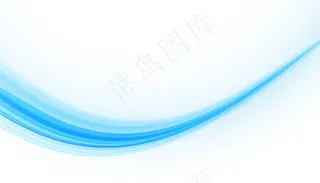 抽象的蓝色波浪光滑背景