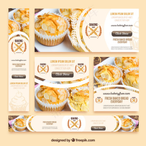 一包面包店横幅banner