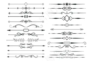 书法装饰元素套装