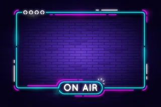 空中霓虹灯框架模板