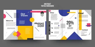 摘要小册子模板