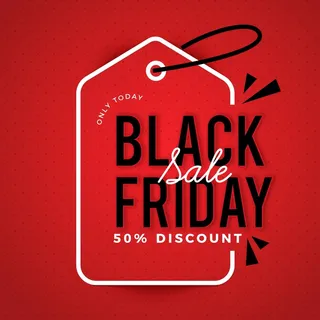 平面设计黑色星期五宣传横幅banner