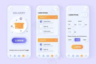 网上银行现代设计ui手机应用