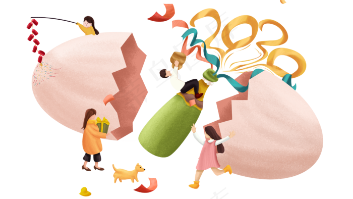 新年快乐元旦(2000X3000(DPI:300))
