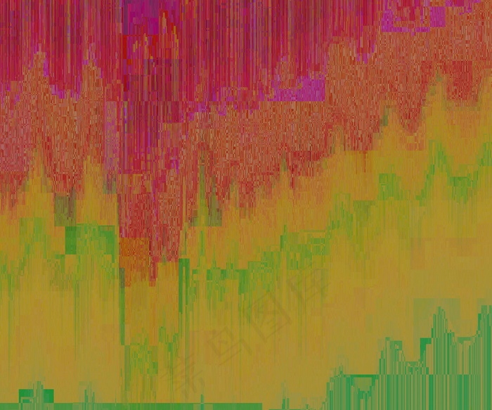 故障背景。数字图像数据失真