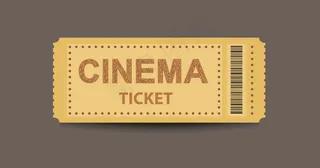 电影票存根模板