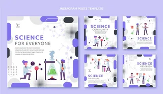 平面设计科学 ig 帖子包