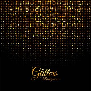 现代闪亮的金色火花