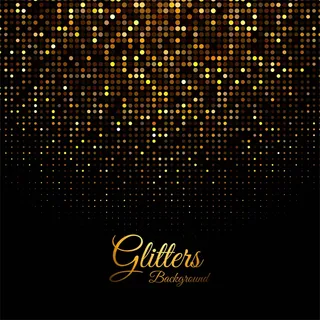 现代闪亮的金色火花