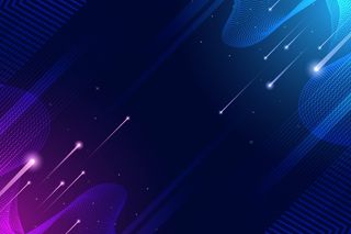 数字背景中的快速光和聚光灯