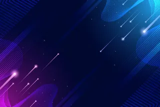 数字背景中的快速光和聚光灯